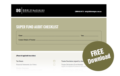 SMSF Audit Checklist